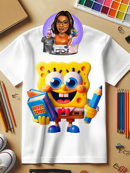 Sponge Bob Back to School Tees