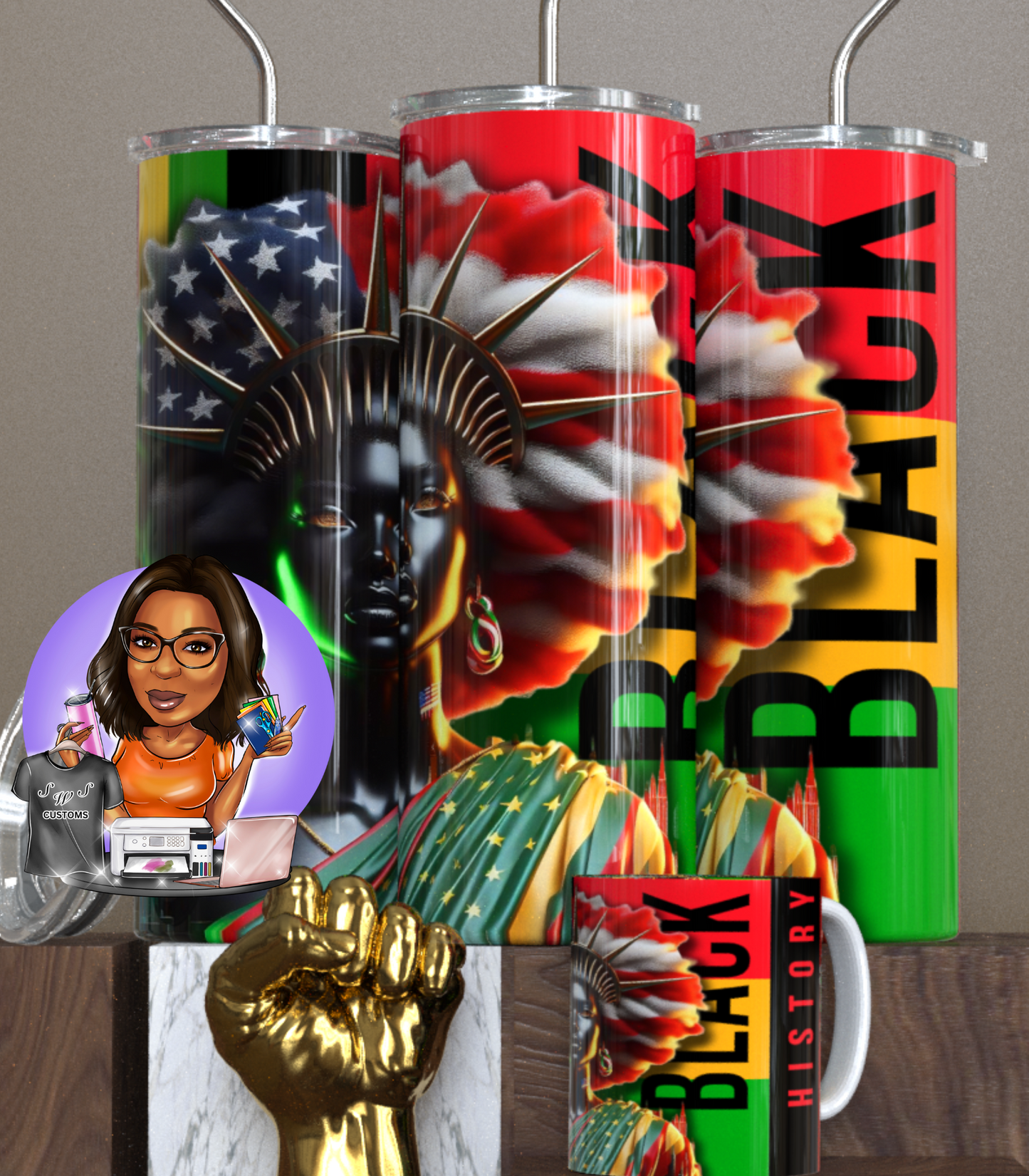 Black History Month drinkware