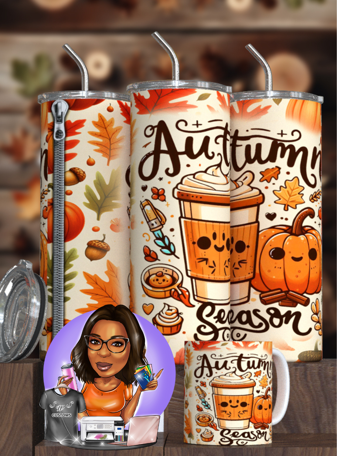 Autumn Season Tumbler