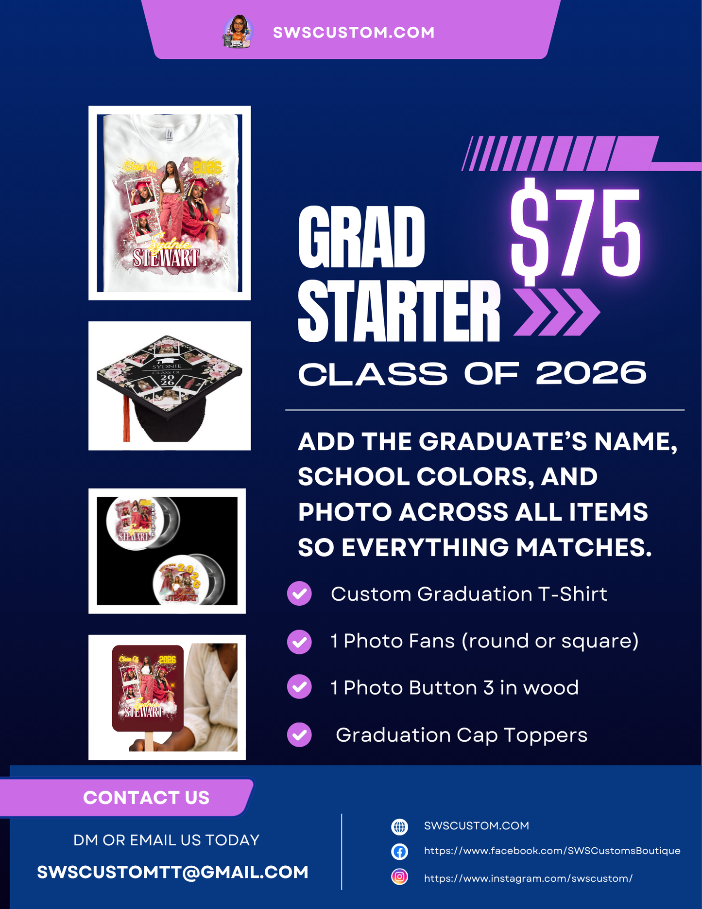 🎓 Grad Starter Bundle – Class of 2026