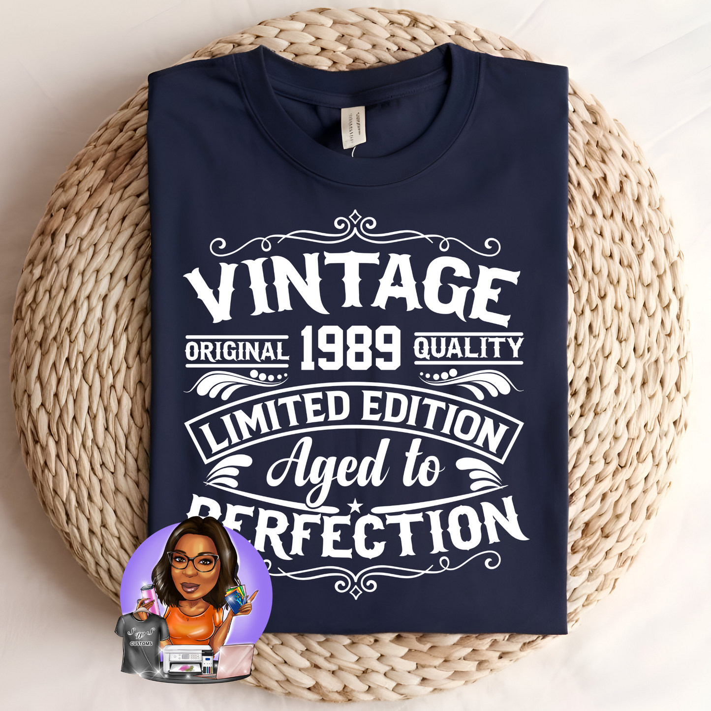 Vintage Limited Edition Aged to perfection Apparel 1986-1990