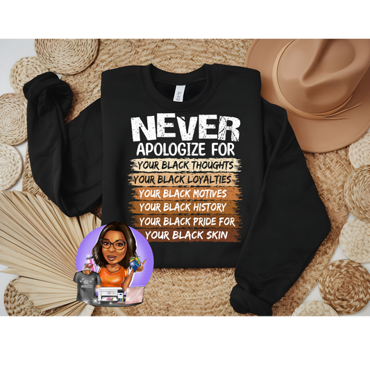 Never Apologize