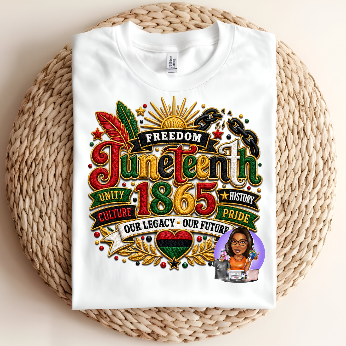 Juneteenth 1865: Our Legacy, Our Future Tee