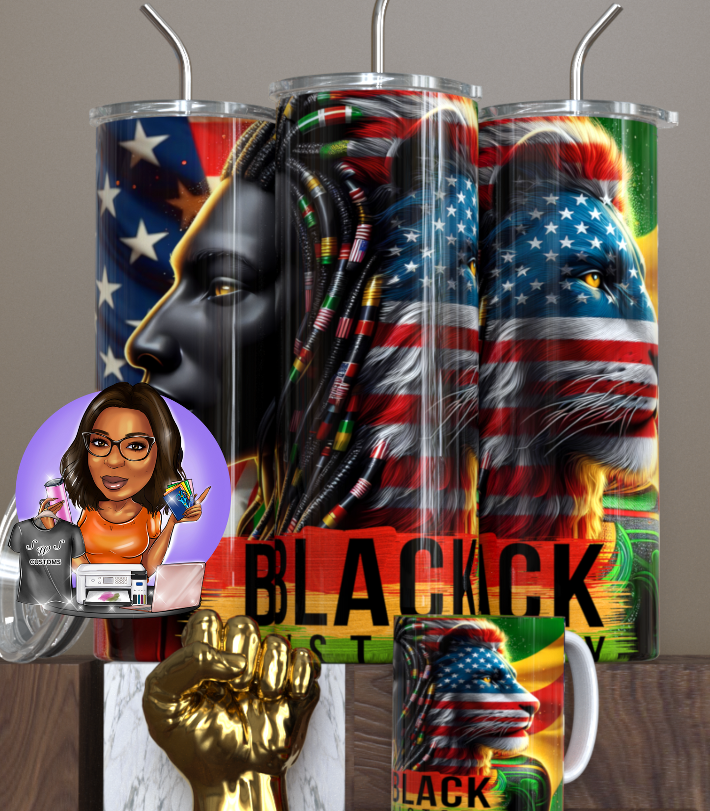 Black History Month drinkware