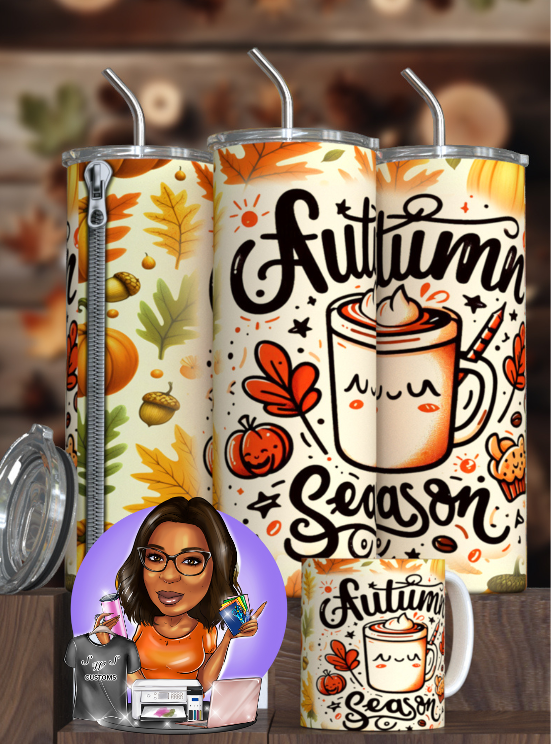 Autumn Season Tumbler