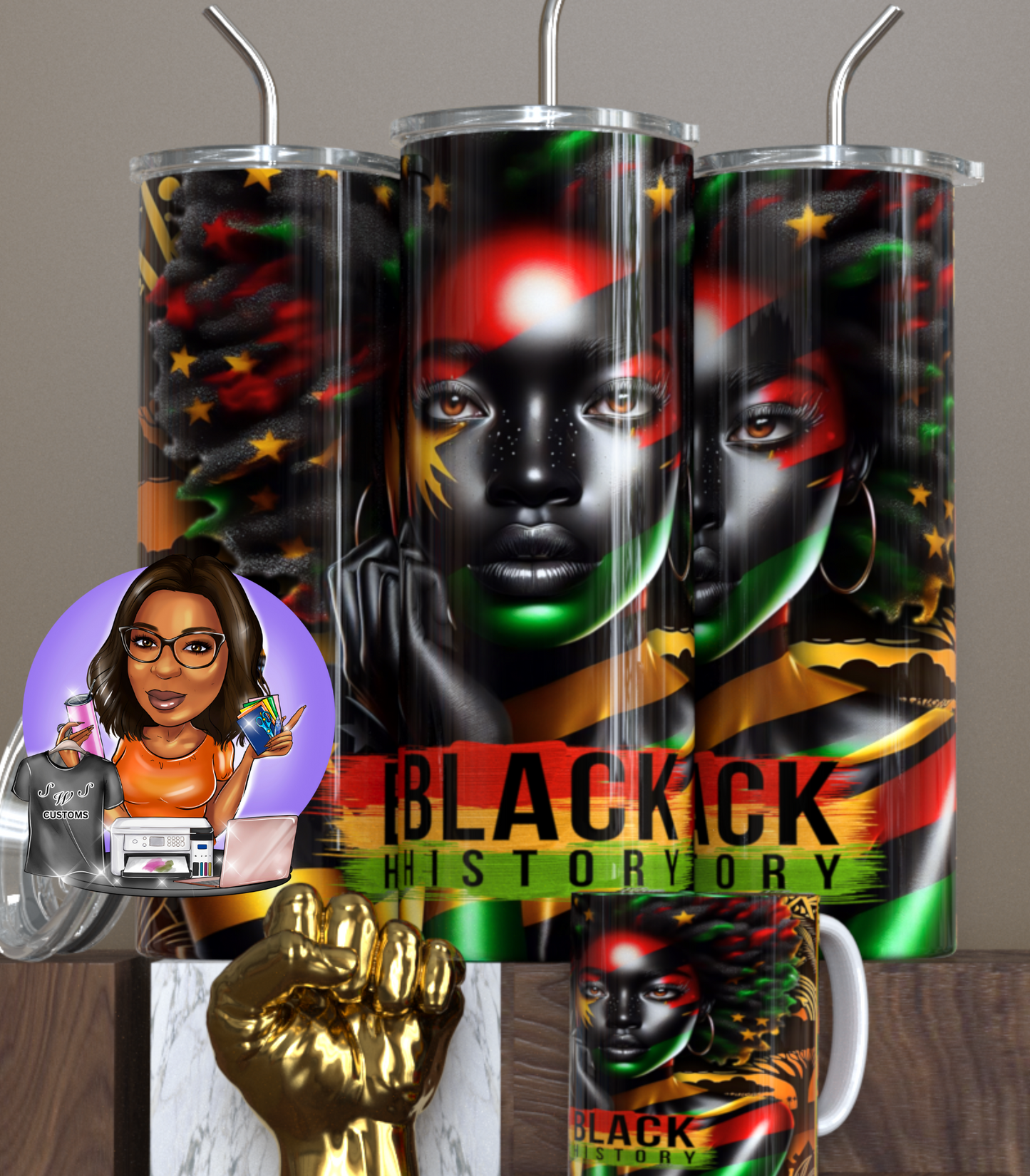 Black History Month drinkware