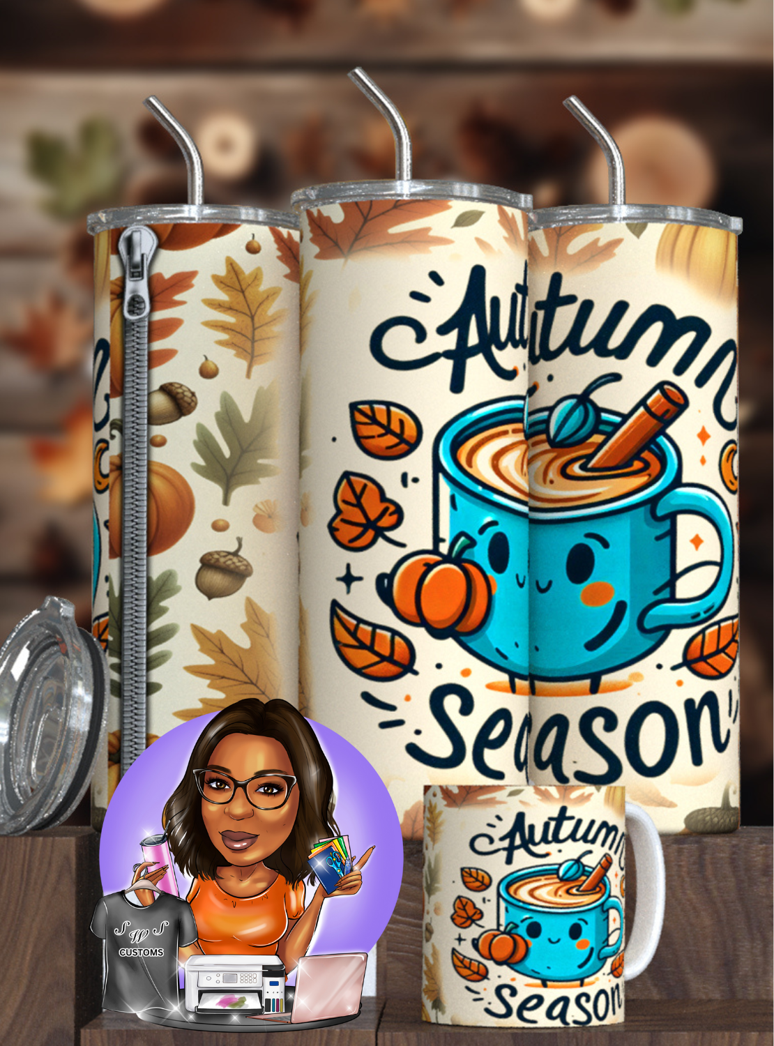 Autumn Season Tumbler