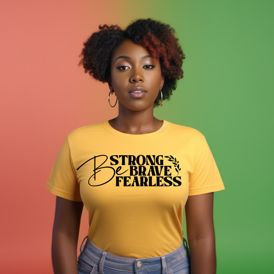 BE STRONG BRAVE FEARLESS