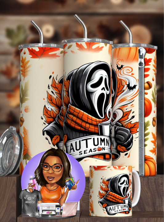 Halloween Autumn Season Tumbler