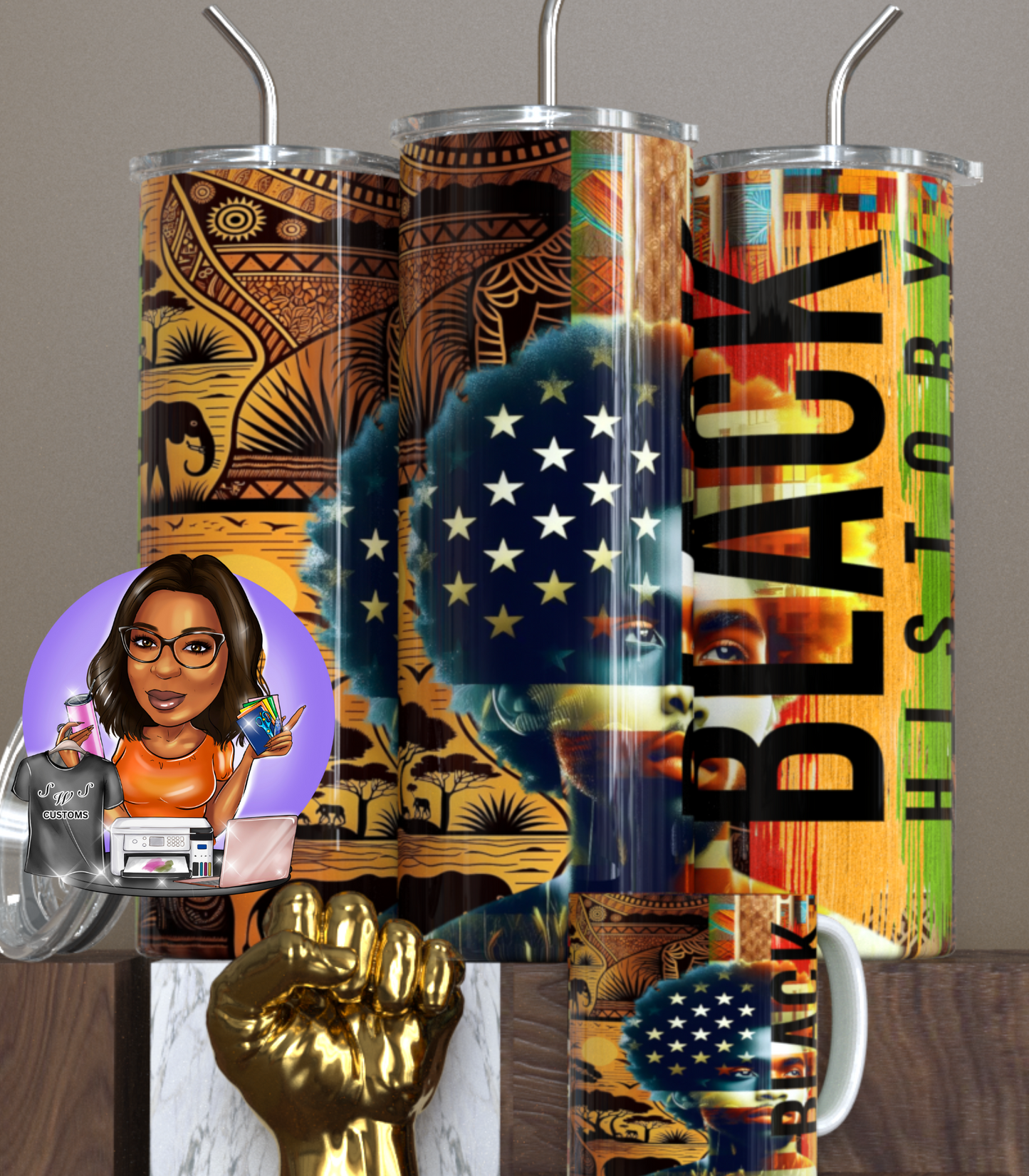 Black History Month drinkware