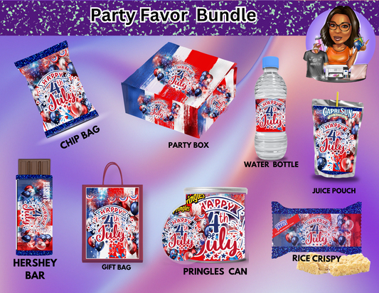 4th of July PartyFavor bundle