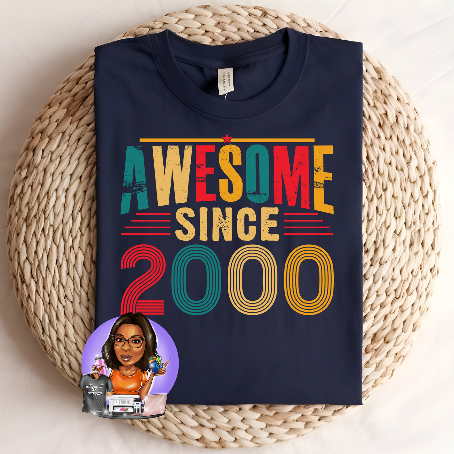 Awesome since ... birth year Tee 2000-2001