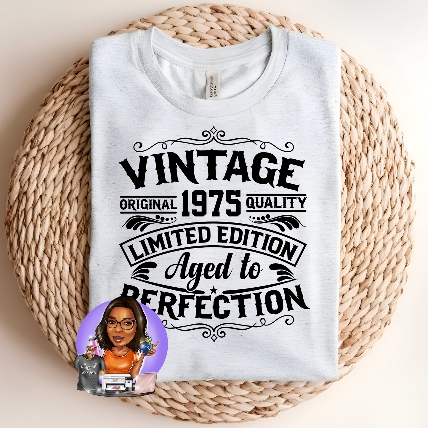 Vintage Limited Edition Aged to perfection Apparel 1971-1975