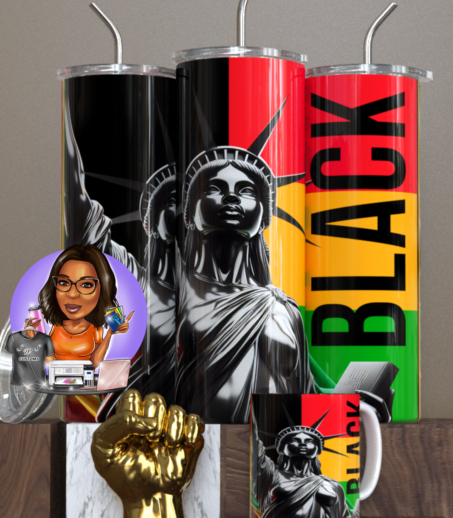 Black History Month drinkware