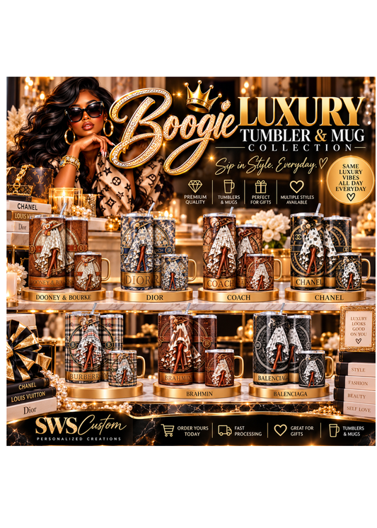 BOOgie Luxury Tumbler & Mug collection