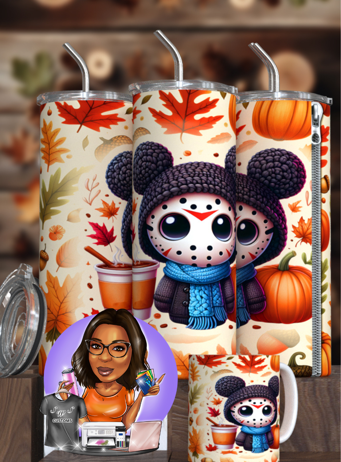 Halloween Autumn Season Tumbler