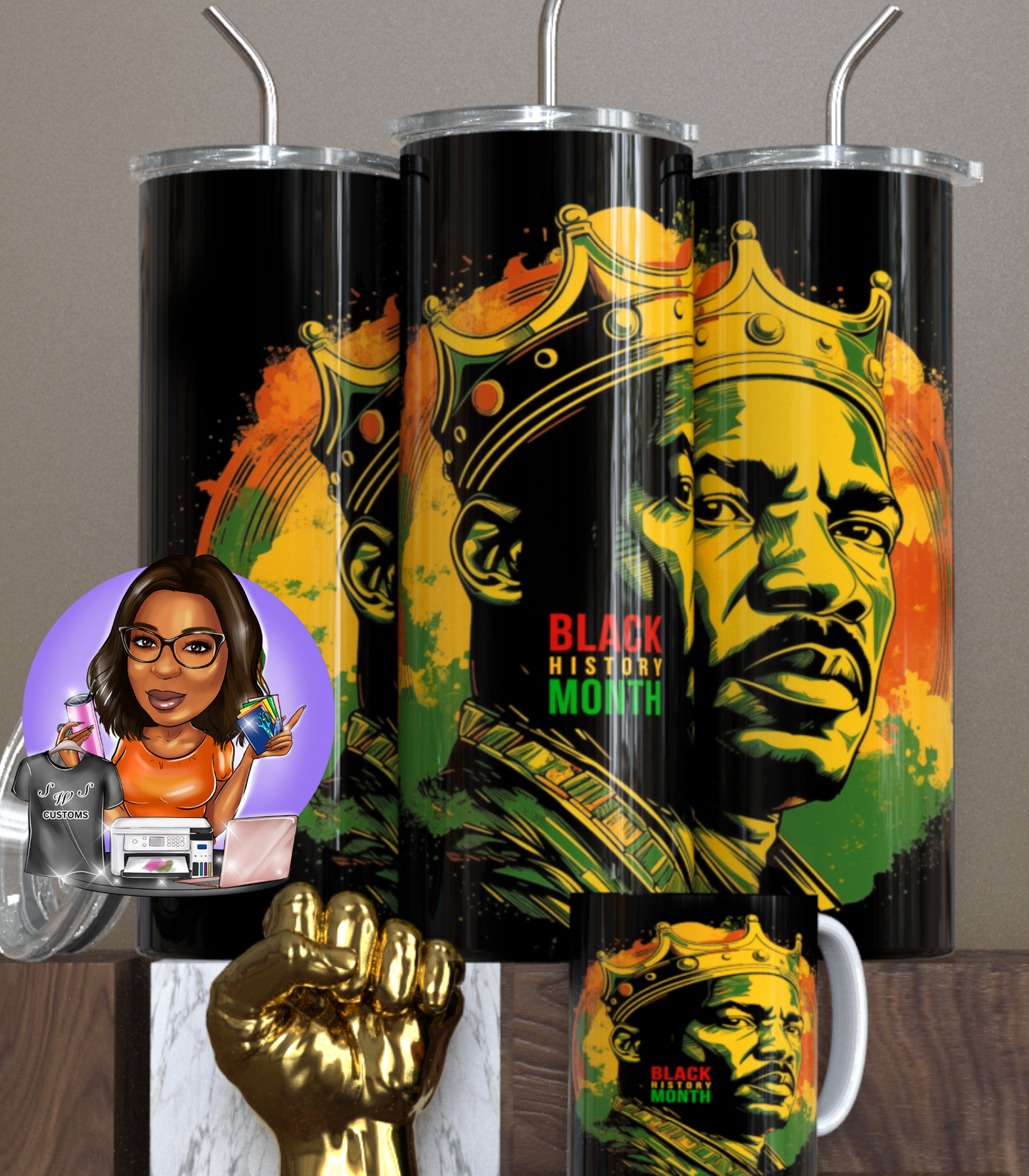 Black History Month drinkware