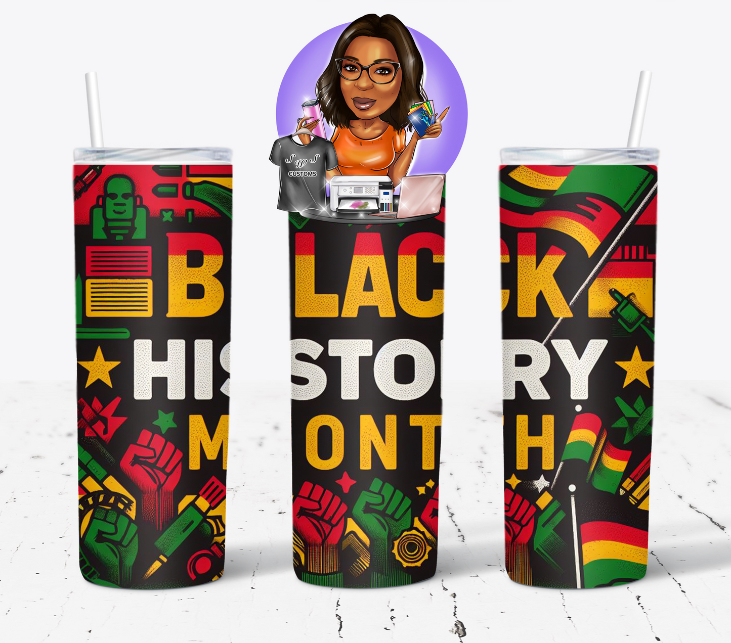 Black History Month drinkware