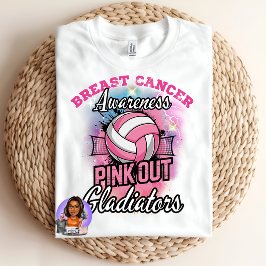 CTK VOLLEYBALL BREAST CANCER SHIRT