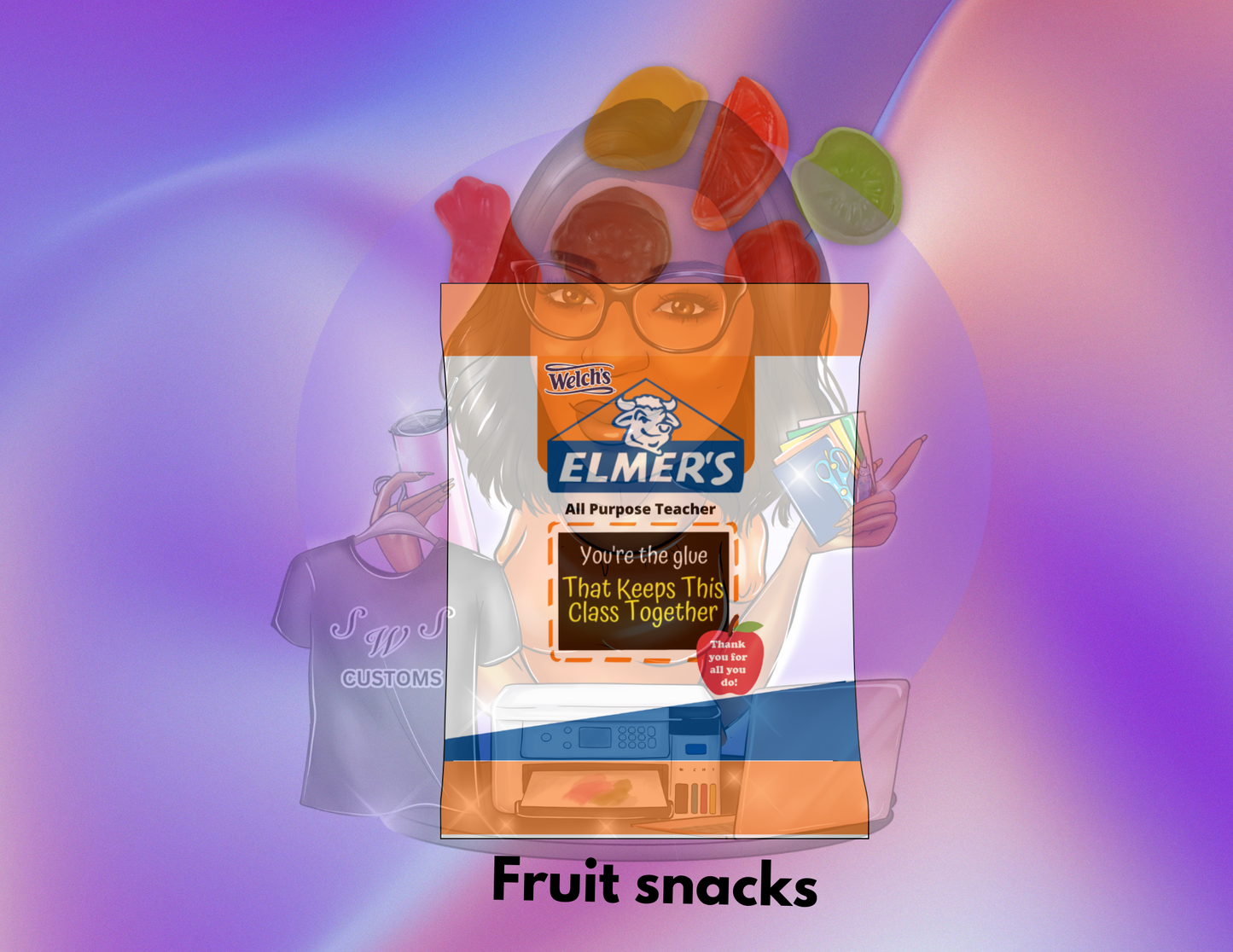 SWS Back to School Fruit Snack Editable Canva Template