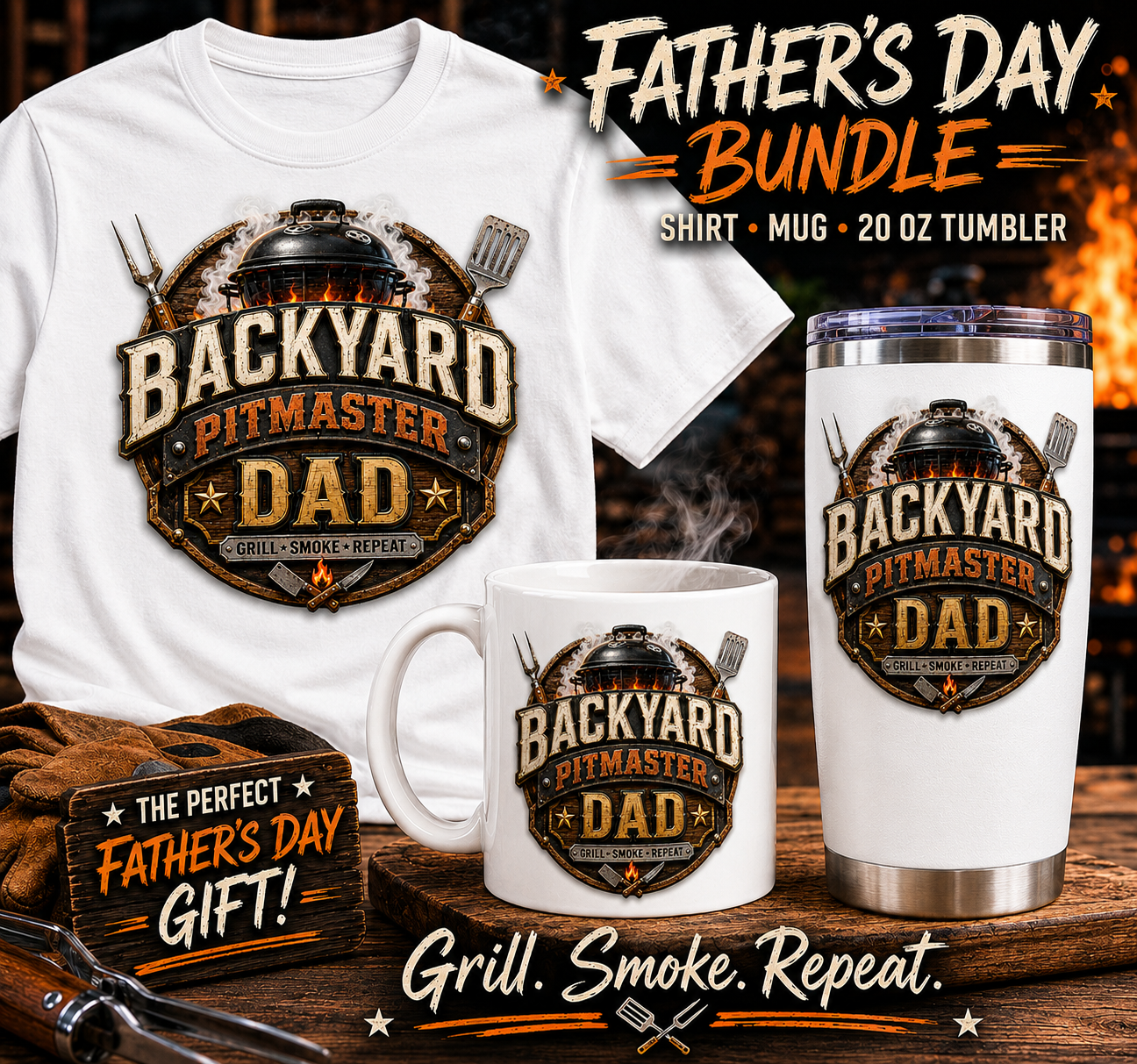 Backyard Pitmaster Dad Father’s Day Bundle