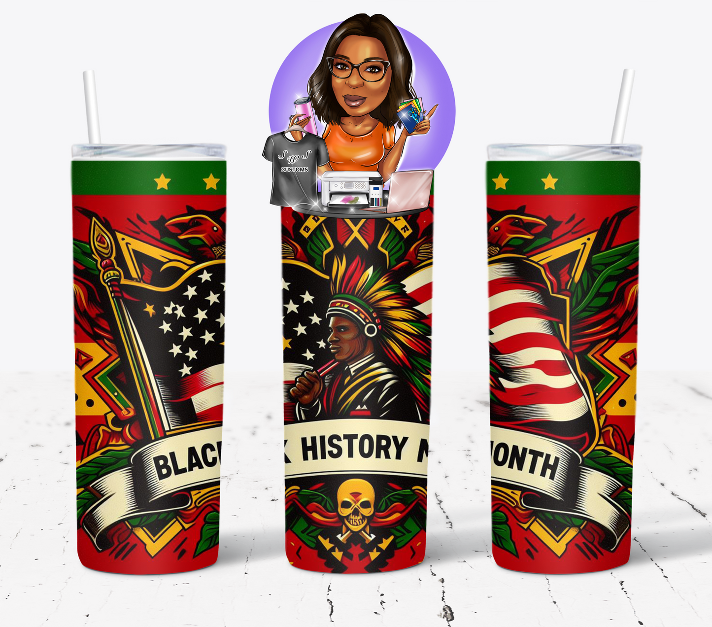 Black History Month drinkware