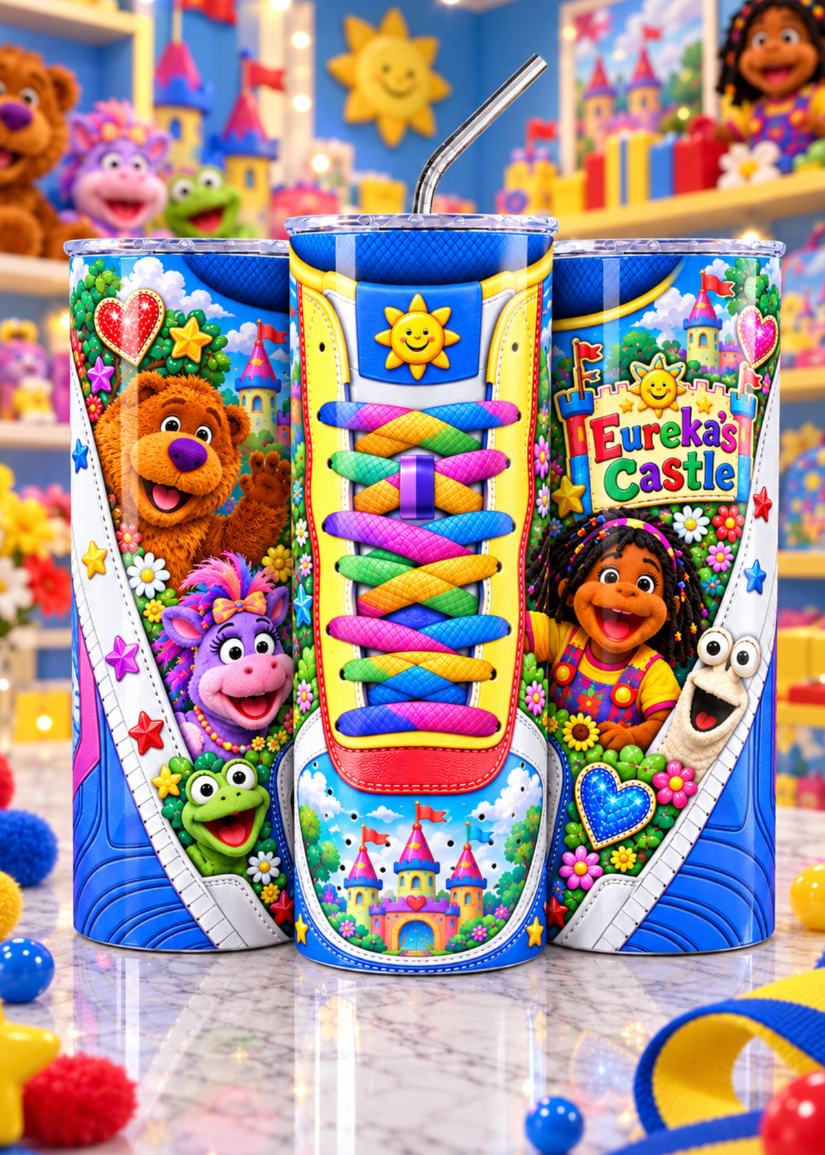Colorful Castle Kids Tumbler Collection