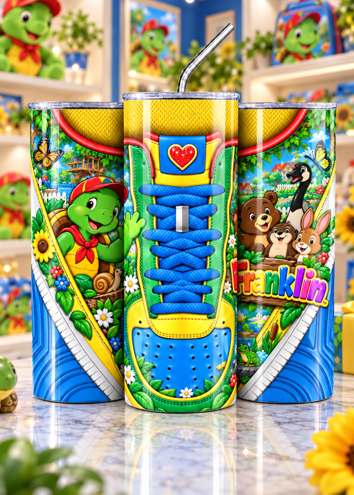 Friendly Turtle Adventure Tumbler Collection