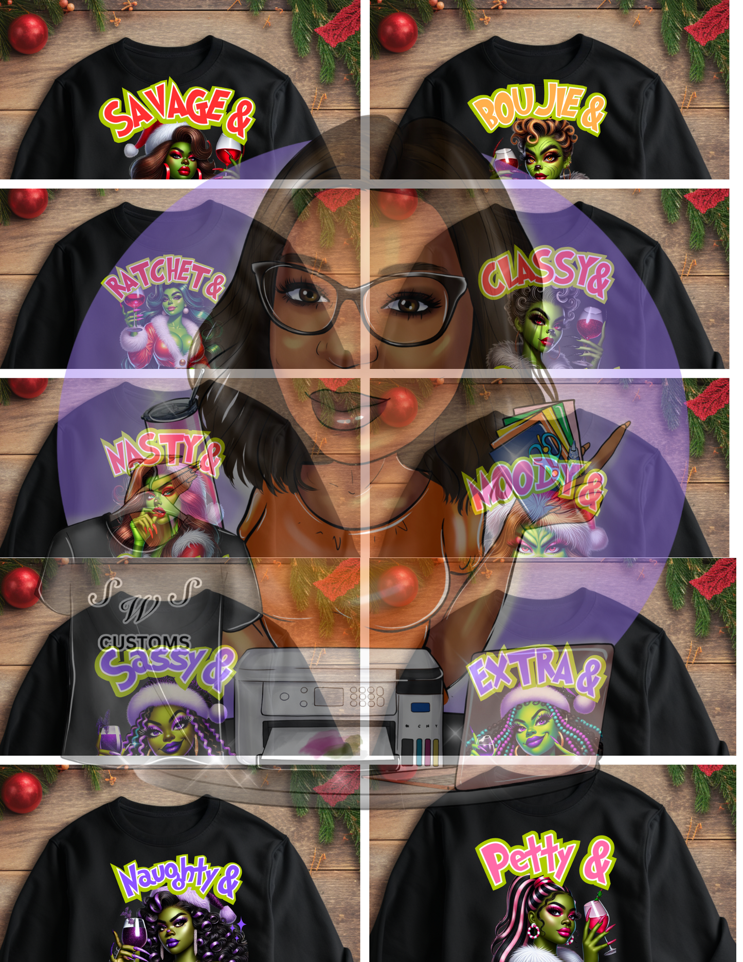 & Grinchy Editable Bundle