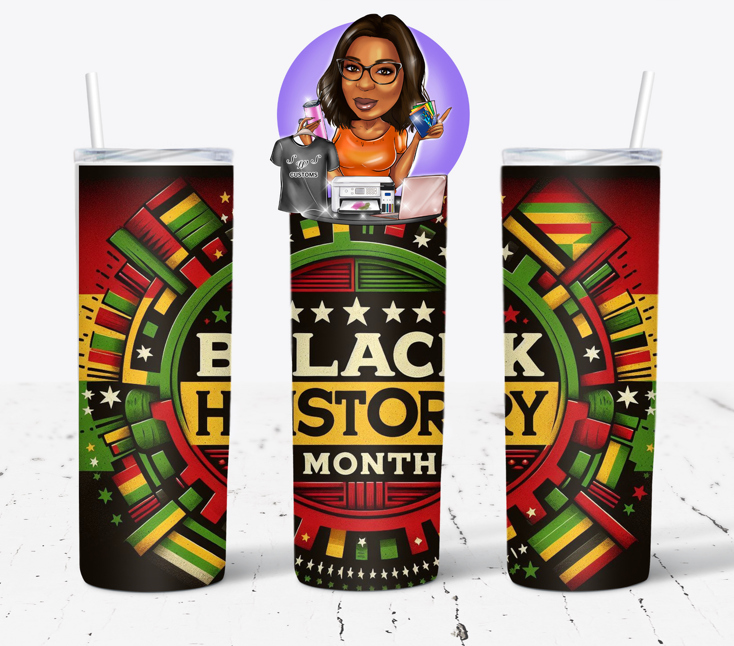 Black History Month drinkware