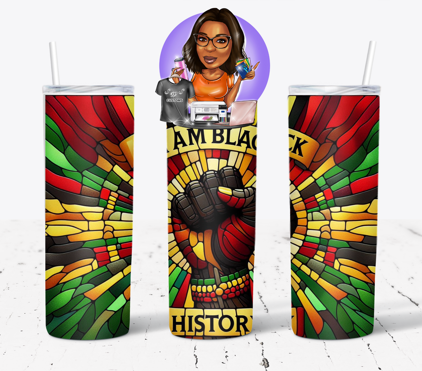 Black History Month drinkware