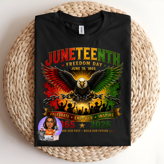 Juneteenth Freedom Day 1865–2026 Eagle