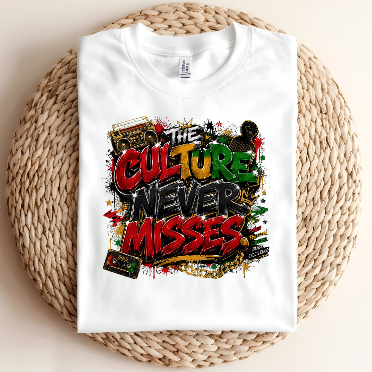 The Culture Never Misses™ Juneteenth Graphic Tee