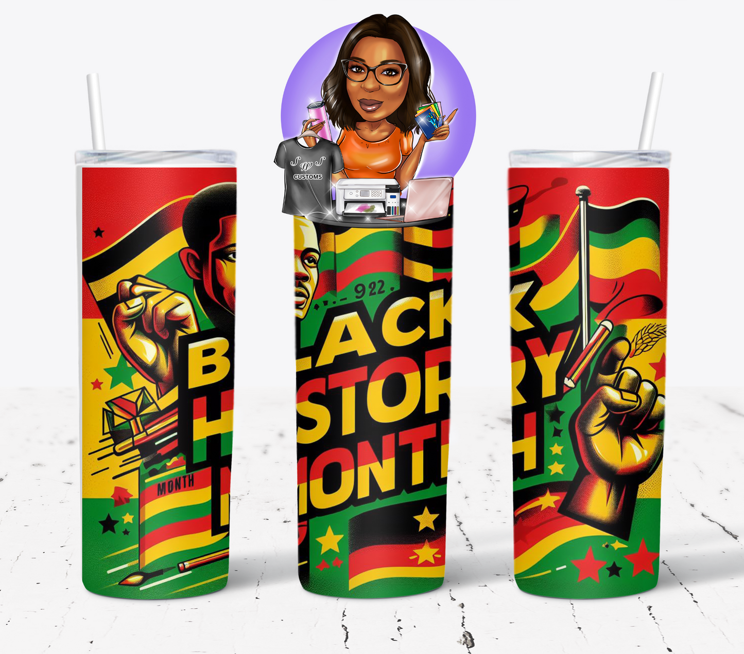 Black History Month drinkware