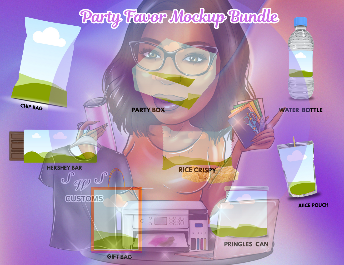 Editable Party Favor Bundle Template