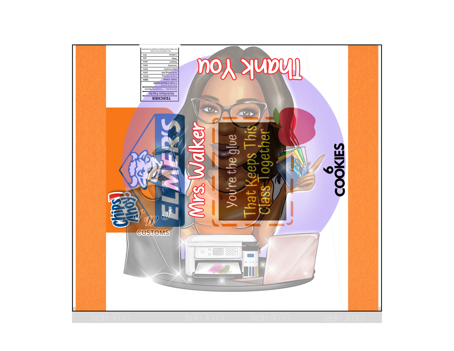 SWS Back to School Chip Ahoy Editable Canva Template