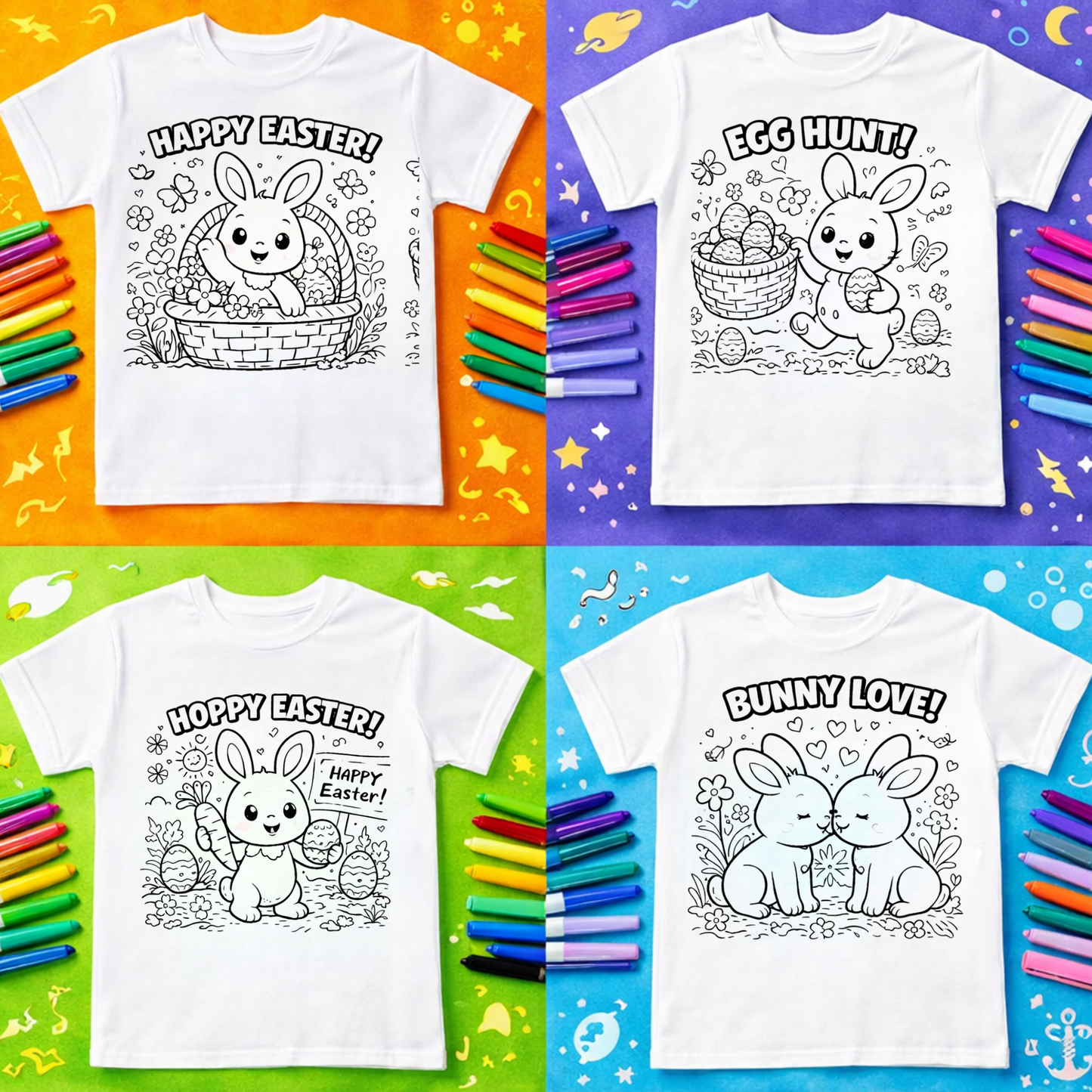 Easter Coloring shirt