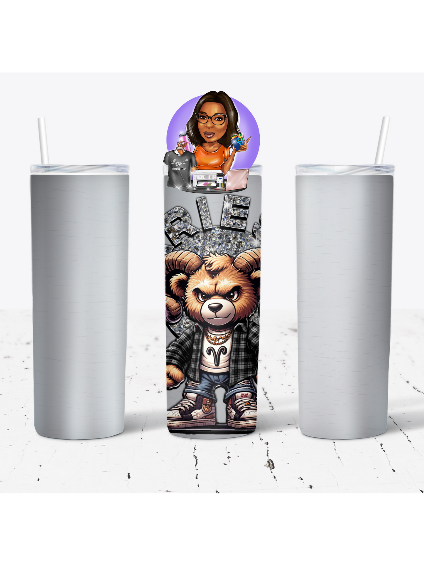 Zodiac Bear Tumbler