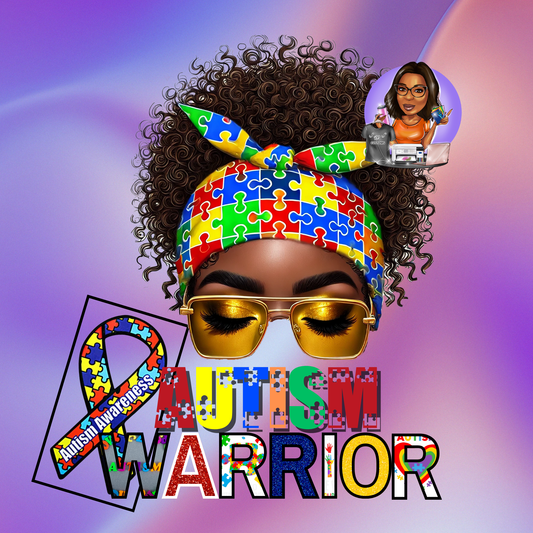 Autism Warrior PNG