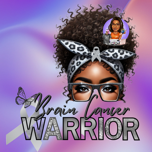 Brain Cancer Warrior PNG