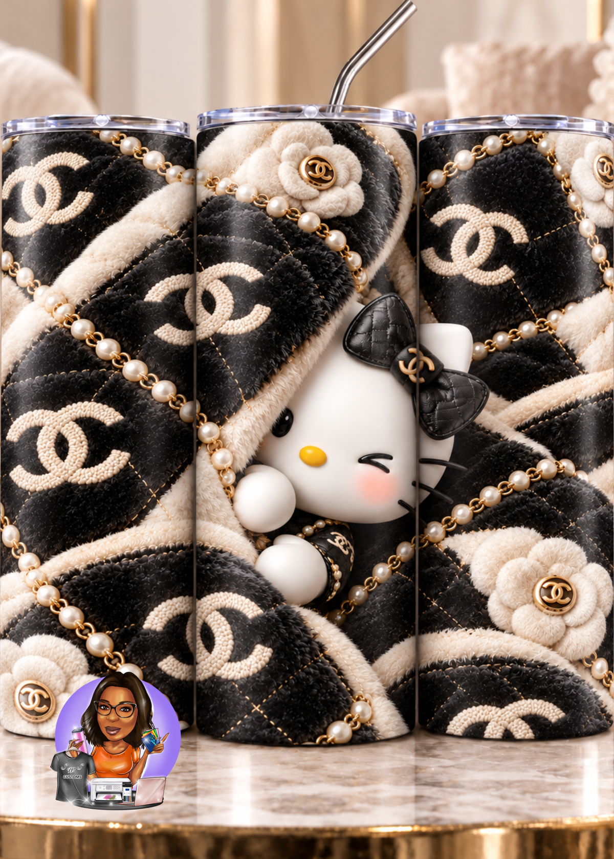 Luxury Kitten Tumbler & Mug Collection 🐆✨
