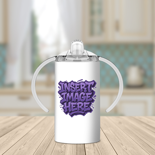 12 oz Customizable Sippy Cup
