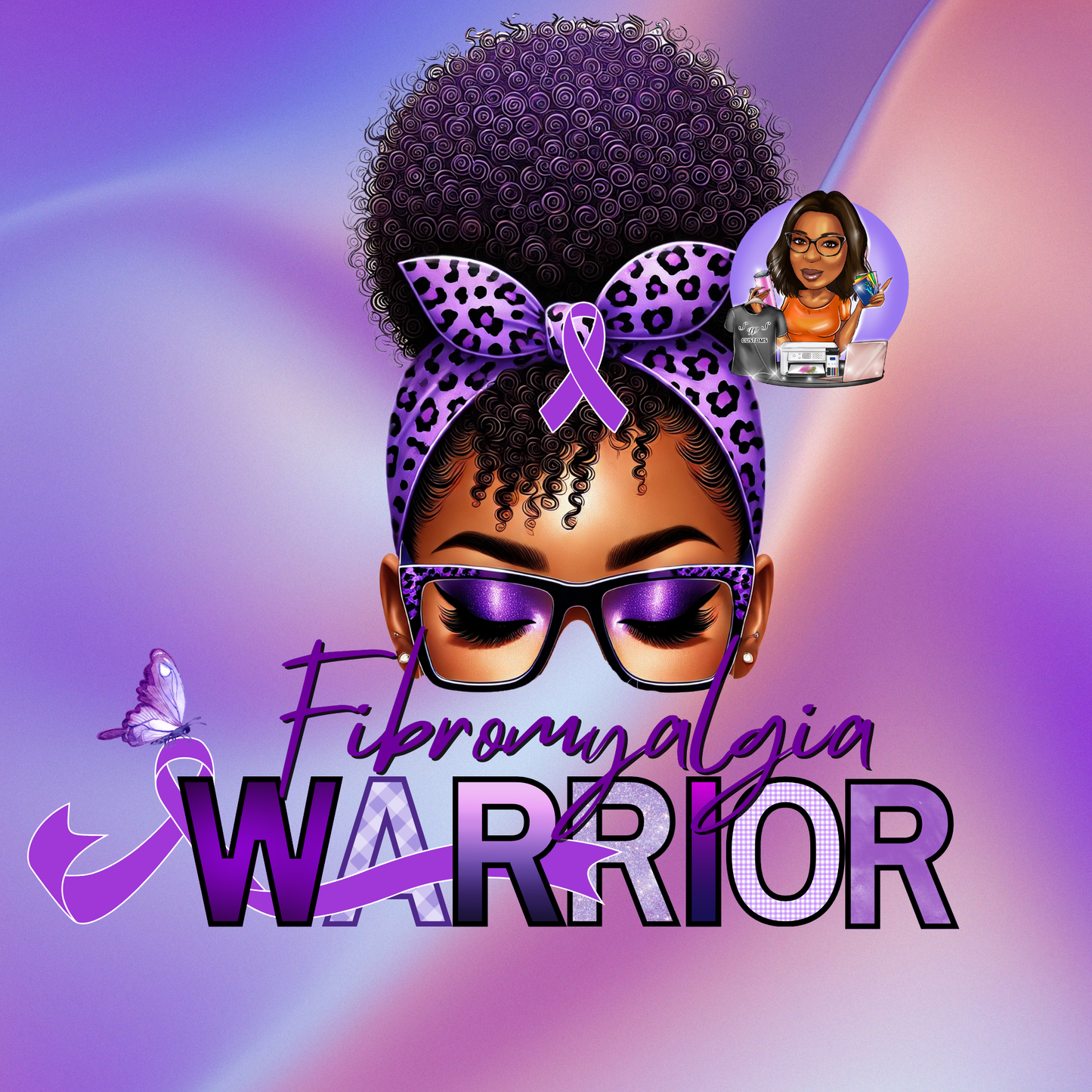 Fibromyalgia Warrior PNG