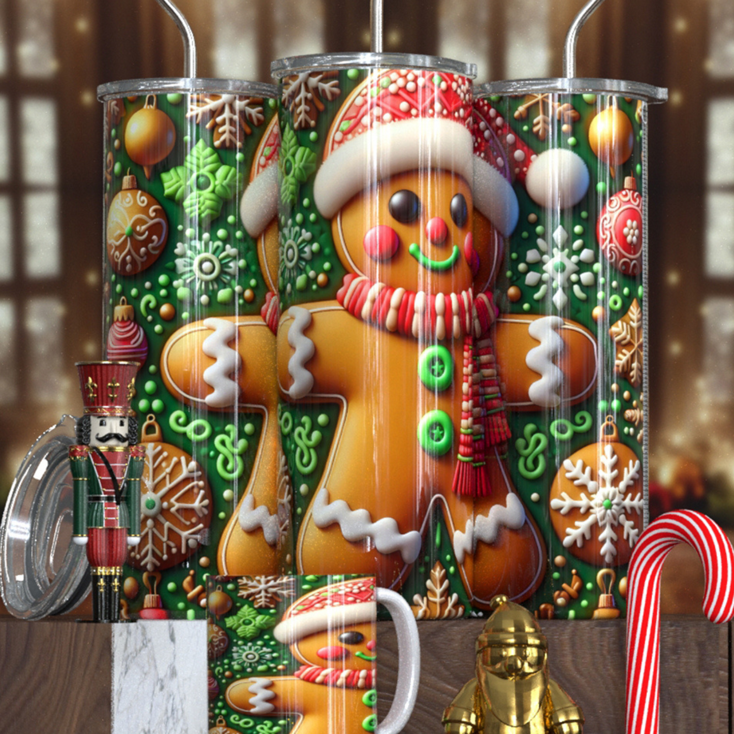 Gingerbread Drinkware