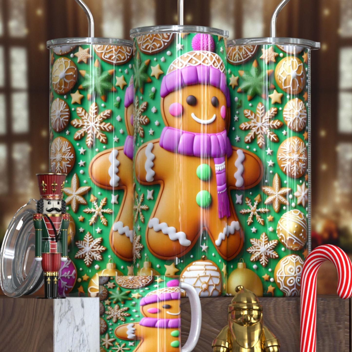 Gingerbread Drinkware