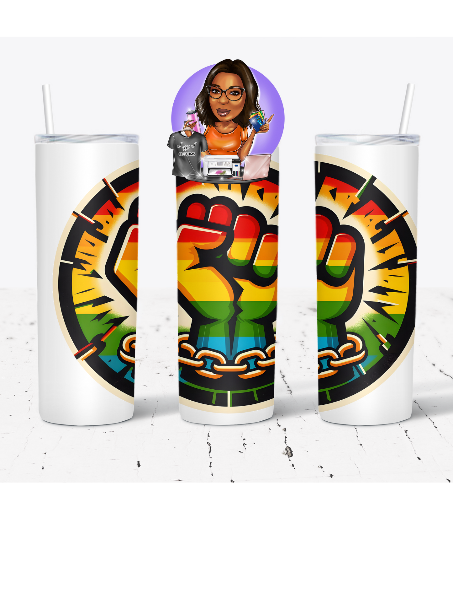 Juneteenth Fist Tumbler/Mug