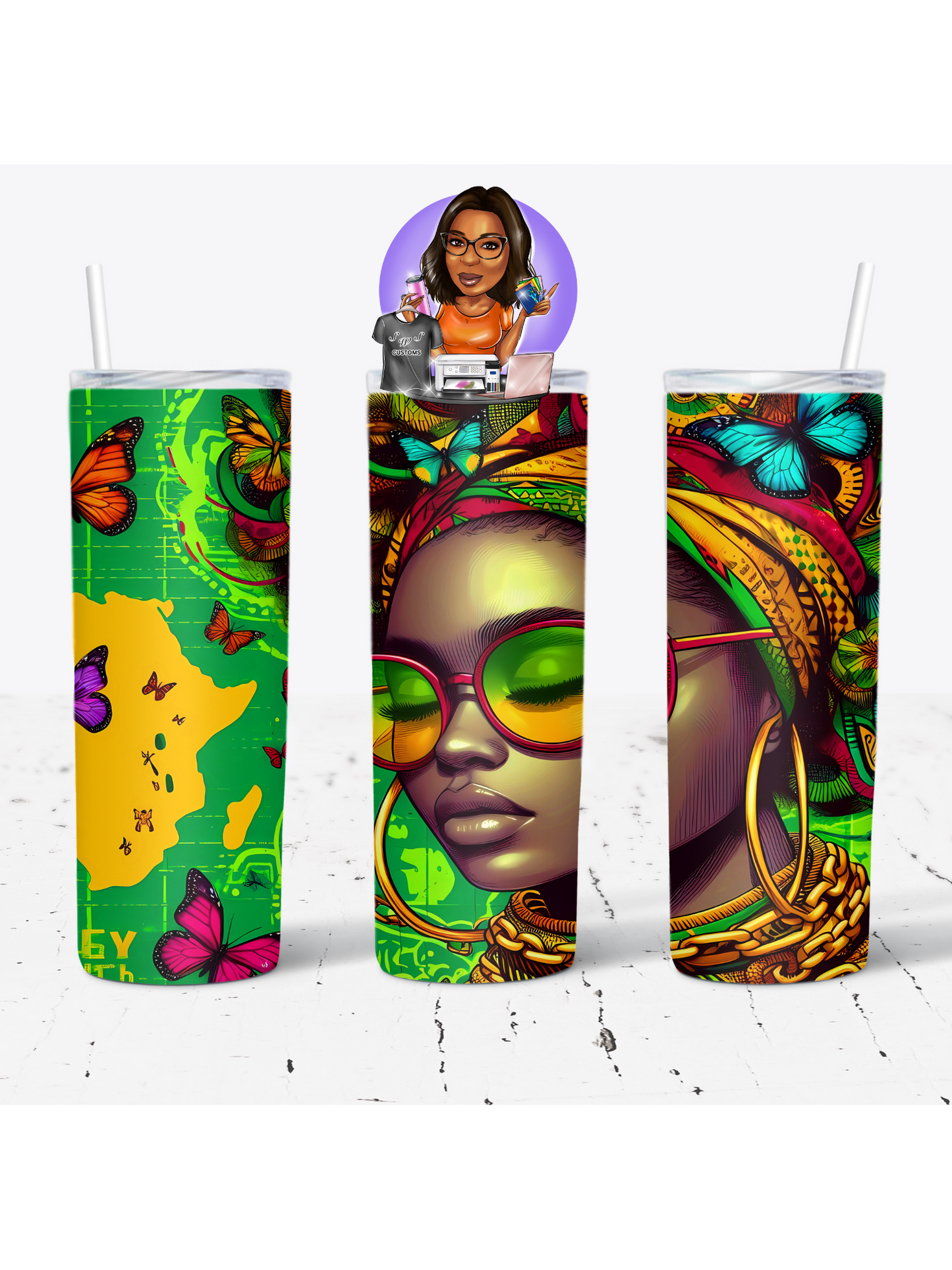 Juneteenth Green Tumbler/Mug