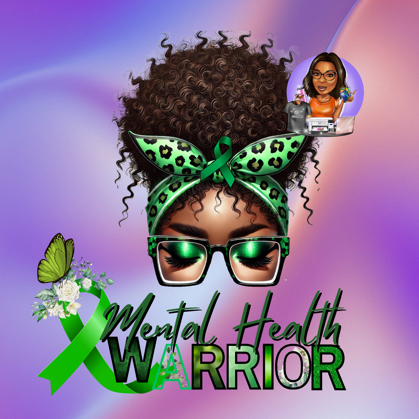 Mental Health Warrior PNG