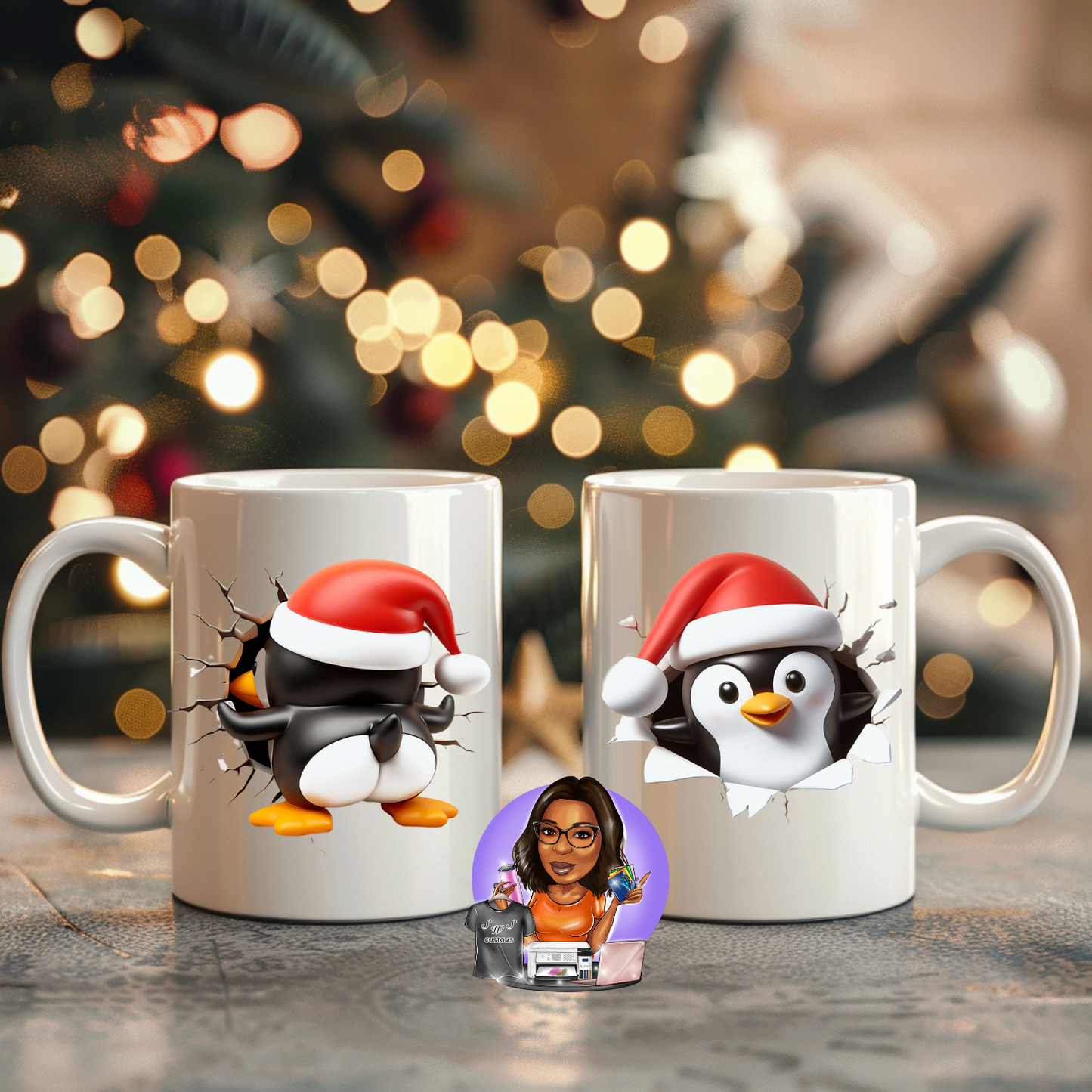 3D Holiday Mug