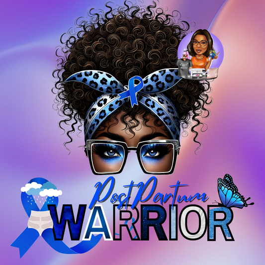 Postpartum Warrior PNG